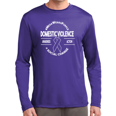 Mesa Wears Purple Long Sleeve Drifit Shirt Thumbnail