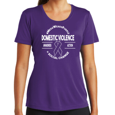 Mesa Wears Purple Short Sleeve Ladies Drifit Thumbnail