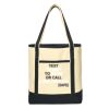 Large Cotton Canvas Boat Tote Thumbnail